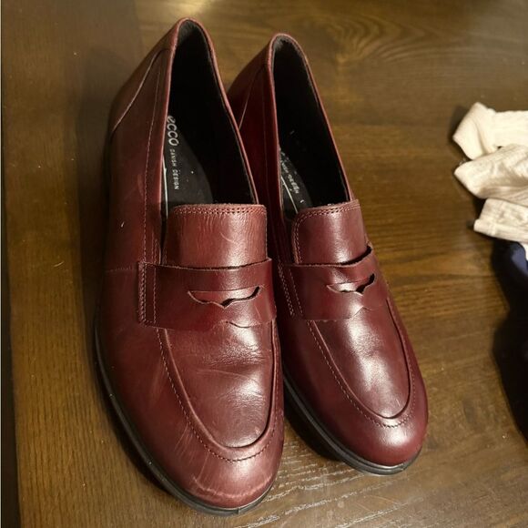 ECCO Leather Loafer SIZE 8.5 - Picture 7 of 12